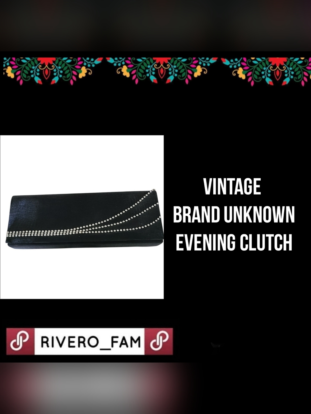 VINTAGE | BRAND UNKNOWN |  EVENING CLUTCH